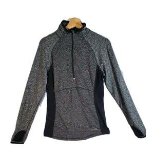 L.L.Bean Essential Performance Womens S Gray Thumb Holes